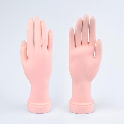 China Nail Art DIY Tools Can Be Inserted Into Nail Piece Display Fingers Model False Hand Nail Art Practice For Manicure Training Design for sale