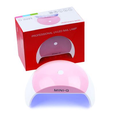 China Smart USB Nail Polish Glue Bake Light Led Nail UV Lamps For Gel Polish Dryer Nail Mini UV Lamp Gj0504 Rechargeable for sale