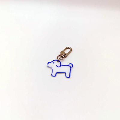 China Plastic a variety of cute animal shapes can be used as acrylic key chains for promotional gifts for sale