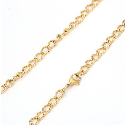 China New Arrival TRENDY Design 316L Stainless Steel Cut Twist Restrictor Chain Surgical Collars for sale