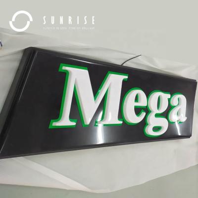 China Long Lasting Low Consumption SUNRISE SIGN Manufacturer Custom Outdoor Vacuum Forming Light Box Large Vacuum Shaped Light Boxes for sale