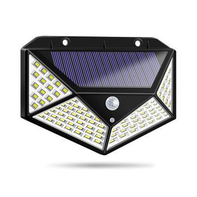 China Waterproof + IP65 Modes PIR Motion Sensor Solar Light 100 LED 3 Modes Outdoor Solar Lights Garden Decoration for sale