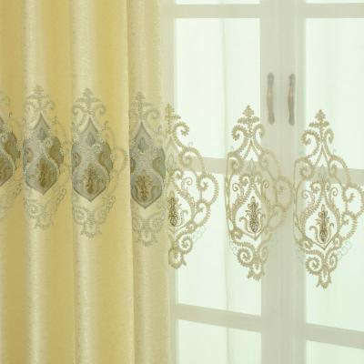 China European Luxury Blackout Vintage Curtain Hotel Blackout Bedroom Drapes Fabric Curtains For Living Room for sale