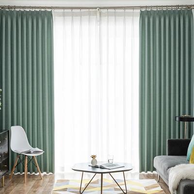 China Wholesale Custom Blackout Luxury European Style Blackout Curtain Windows Curtain Canvas Curtains For Living Roo for sale