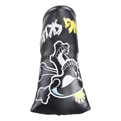 China Protect Golf Clubs Embroidery Custom Logo Golf Iron Head Cover Golf Head Cover for sale