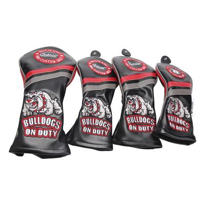 China Protect Golf Clubs Wholesale Golf Wood Head Cover With Customized Logo for sale