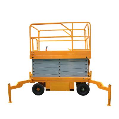 China Overhead Electric Hydraulic Construction Work Scissor Lift Table Low Load 500kg 1000kg 2000kg for sale