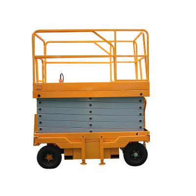 China 18m Mobile Overhead Mobile Construction Construction Hydraulic Scissor Lift Table For Sale for sale