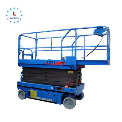 China Self Propelled Electric Hydraulic Self Propelled Lift Table Scissor Lift Construction Aerial Electric Works Lift for sale