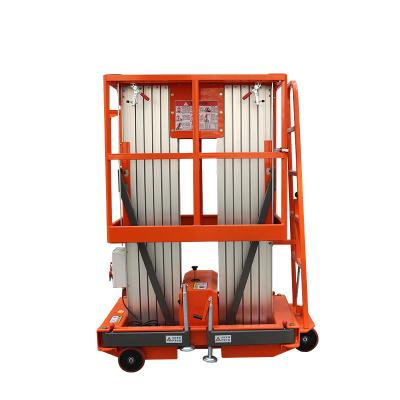 China Aerial Hydraulic Hydraulic Man Lift Platform Aluminum Alloy Construction Works Lift Platform Aluminum Alloy Hydraulic Lift Platform for sale