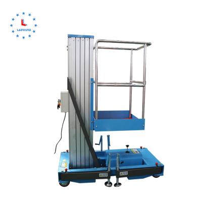 China Aerial Mobile Home Mobile Hydraulic Lift Aluminum Alloy Hydraulic Lift Aluminum Alloy Construction Works Lift for sale