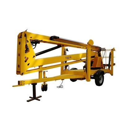 China Construction Work 200kg Gasoline Hydraulic Arm Work Platform Table Aerial Loading Lift for sale