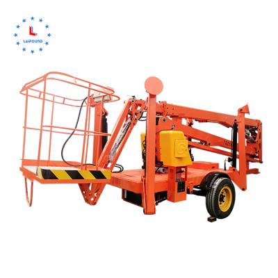 China Aerial construction work 14 meters sky lift trailer mounted window cleaning for sale for sale