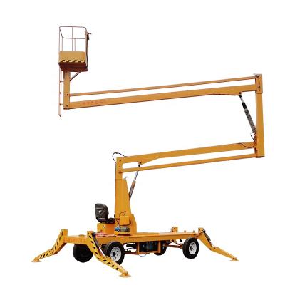 China Hydraulic aerial telescopic cylinder lift lift platform cherry orchard cherry harvester for sale for sale