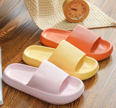 China Damping 2021 new men's and women's summer indoor non-slip platform sandals couples bathroom soft unique slippers for sale