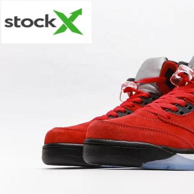 China Indoor+outside stock x shoes newest 1 3 4 5 6 11s 12s retro runner Unc high quality aj blue basketball shoes for men AJ 5 retro easter sneakers for sale