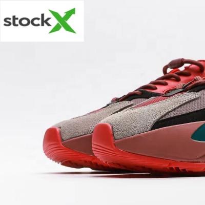 China Indoor+outside good quality box packing reflective static yeezy running sport fashion men women yeezy sun 700 wave runner yellow yeezy sneakers for sale