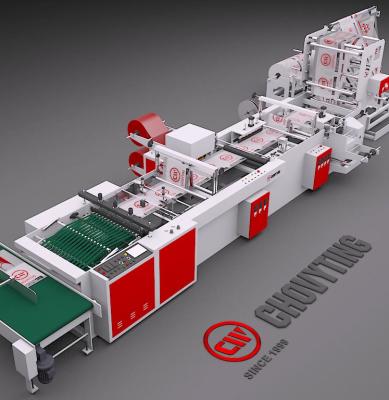 China Factory Direct Full Automatic PE PP Loop Soft Handle Carry Bag Making Machine for sale