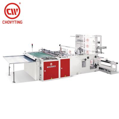 China New Arrival Automatic Dancing Sealing Knife Double Roll Out Side Seal Fresh Flowers Bag Making Machine for sale