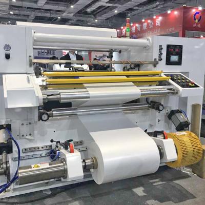 China Year Warranty Super High Speed ​​Servo Motor Drive PE Plastic Film Paper Slitting Machine for sale