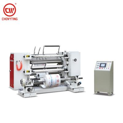 China Slot & Automatic Sheet Paper Rewinding Plastic Rewinding Vertical Slitting Machine for sale