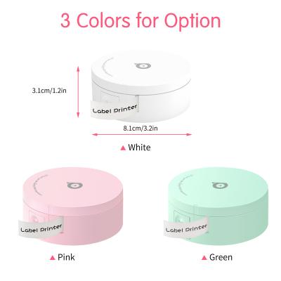 China Mini Retail Label Printer Mini Label Printer USB Power Supply Wireless Portable Inkless Printer for sale