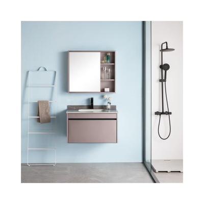 China Multi-Layer Smart Bathroom Cabinet Combination Washable And Sun Exposed Modern Painted Single Toilet for sale