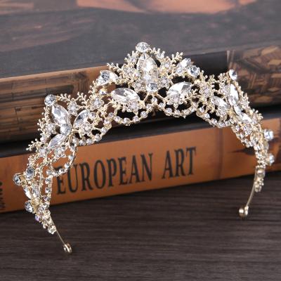 China Fashionable popular top selling headwear headbands crown tiara for sale