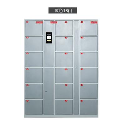 China Cheap Modern Face Recognition Smart Locker Storage WISCO Supermarket Electronic Smart Cabinet 0.8mm Cold Rolled Plate for sale