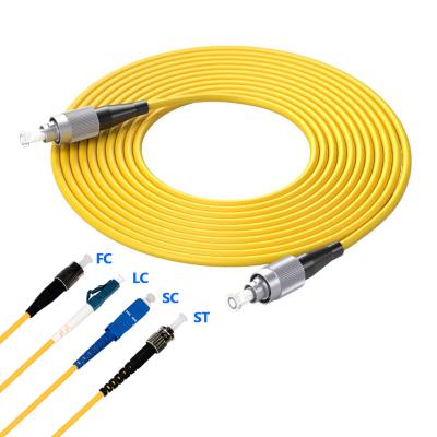 China FTTH SC/FC/LC/ST/MTRJ/MU/DIN UPC APC Simplex Duplex SM MM 3M 5M 10M 20M 30M Cordão de Fibra à venda