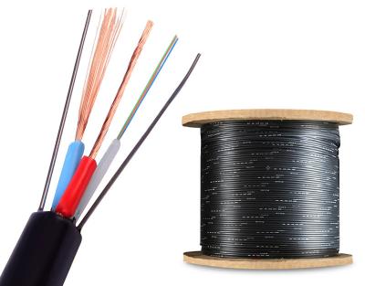 Κίνα OEM Composite Fibra Cable Customized Outdoor Optical Fiber + Power cable 4 8 12 24 Core Hybrid Power Fiber Optical Cable προς πώληση