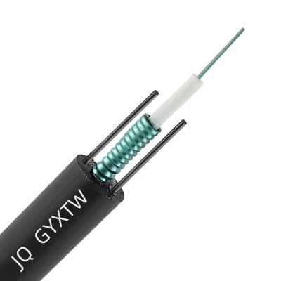 China 12 Core GYXTW Outdoor SM Fiber Optic Cable Unitube Armored With Steel Tape 6mm 7mm 8mm Fiber Optic Cable for sale