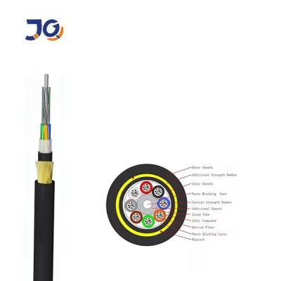 Κίνα 96 Core ADSS Outdoor All Dielectric Aerial Cable Optical Fiber Cable With Aramid Yarn Fibra Optica Adss Cable προς πώληση