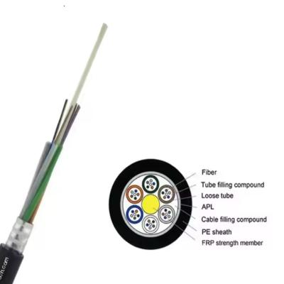 China 48 60 72 96 Core Single Mode Armored GYFTA Fiber Optic Cable With Reinforced Core For FTTH Network Equipment Use for sale