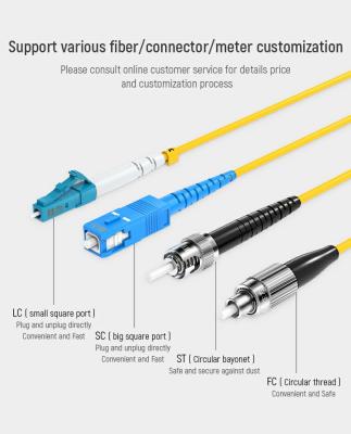 China SC UPC/APC Single Mode Simplex 3.0mm Optical Patch Cord for sale