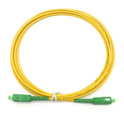 China 1m SC/APC To SC/APC 9/125um Optical Fiber Patch Cord for sale