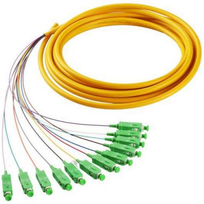 China OEM  FTTH 62.5/125um Fiber  SC APC Pigtail for sale