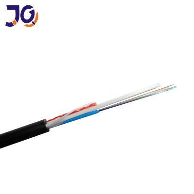 China Two FRP Aerial 12 Core ASU 80 Drop Fiber Optic Cable GYFFY for sale