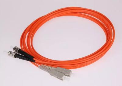 China Customization FTTH Duplex OM3 Multimode 3.0mm Fiber Optic Patch Cord for sale