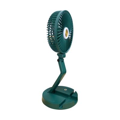 China The Hotel High Quality Factory Price DC5V Air Cooling Portable Green Light Mini Usb Portable Fans With for sale