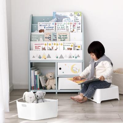 China Modern Baby Plastic Toy Storage Rack Kids Drawers Children's Cabinets Nursery Home Safety Shelf Children's Cabinets For Children for sale