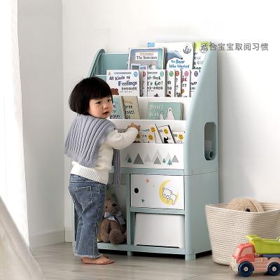 China Modern Children's Toy Children's Plastic Baby Drawers Children's Cabinets Nursery Home Safety Shelf Storage Rack for Kids for sale