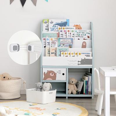 China Baby Plastic Toy Rack Kids Drawers Modern Children's Cabinets Nursery Home Safety Shelf Children's Storage Furniture For Children for sale