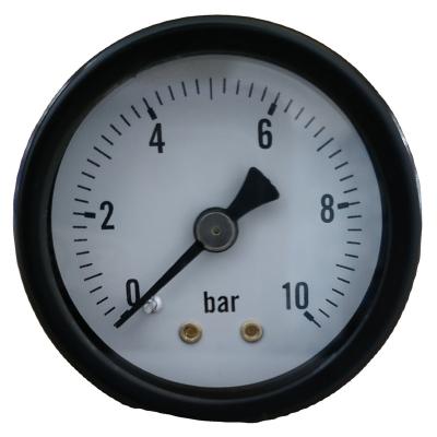 China New Product 40MM P-AD 0-10BAR cheap BSP thread connection air pressure gauge P-A type (bottom mount) for sale