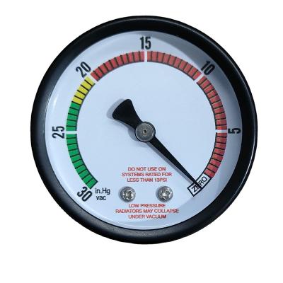 China New Design Easy To Read Clear aluminum Pointer air pressure gauge P-A type (bottom mount) for sale