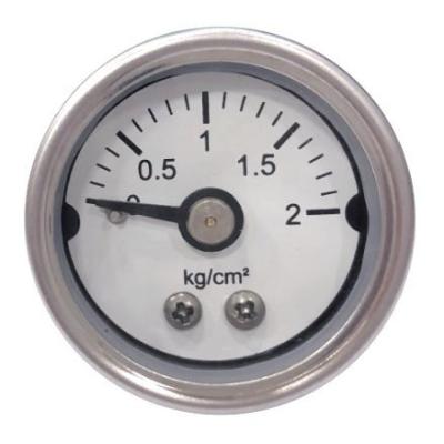 China Simple Design 1.2INCH SS-AD 18NPT 0-2KG STAINLESS STEEL HOUSING ALL STAINLESS STEEL PRESSURE GAUGE SS-A type (bottom mount) for sale