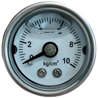 China Newest Sale 1.2INCH SS-AD 18NPT 0-10KG SINGLE NEEDLE ALL STAINLESS STEEL PRESSURE GAUGE SS-A type (bottom mount) for sale