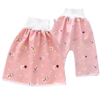 China New Reusable Diaper Skirt R-102 Waterproof Cotton Padded Diaper Plain Weave Padded Skirt for sale