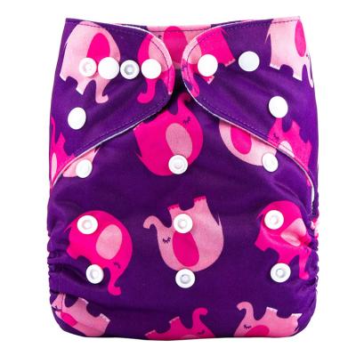 China Top Selling Eco-friendly Baby Printed Good Quality Newborn Cloth Diapers Reusable Diaper for sale