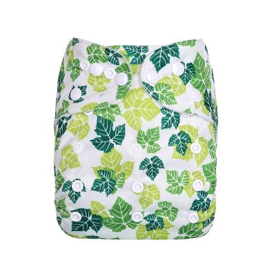 China Best Eco-Friendly Printed Cloth Crossover Diaper for Babies Waterproof Washable Printed Reusable Cloth Diaper for sale